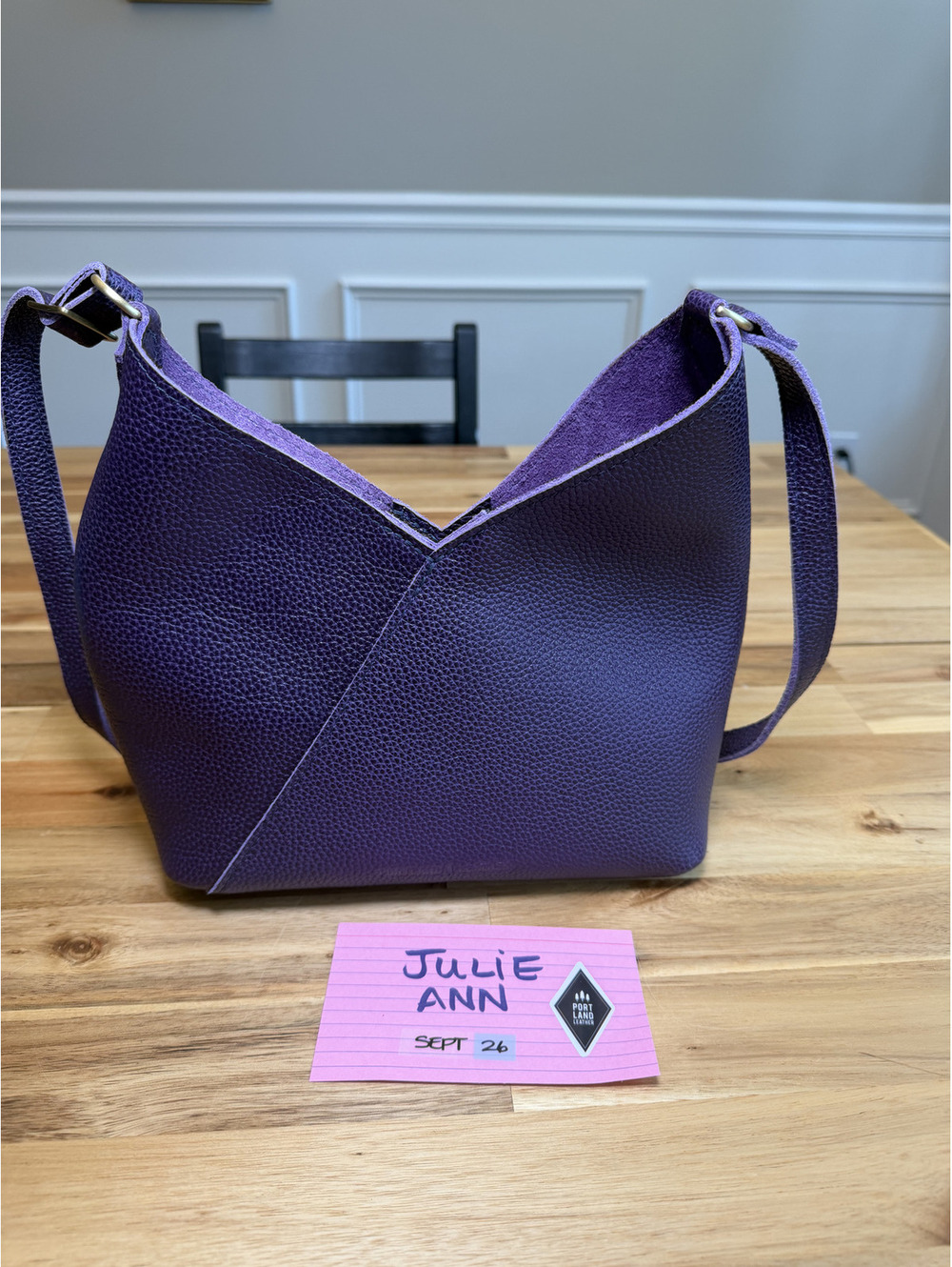 Portland Leather Goods Small Empire Naomi Full Grain Leather Shoulder Bag PLG